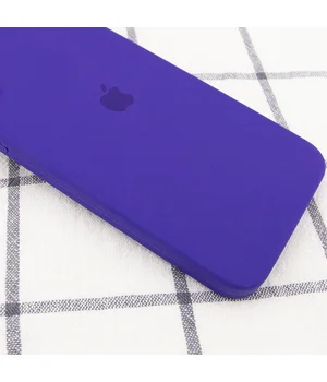 Чехол Silicone Case Square Full Camera Protective (AA) для Apple iPhone 11 Pro (5.8") Фиолетовый / Ultra Violet
