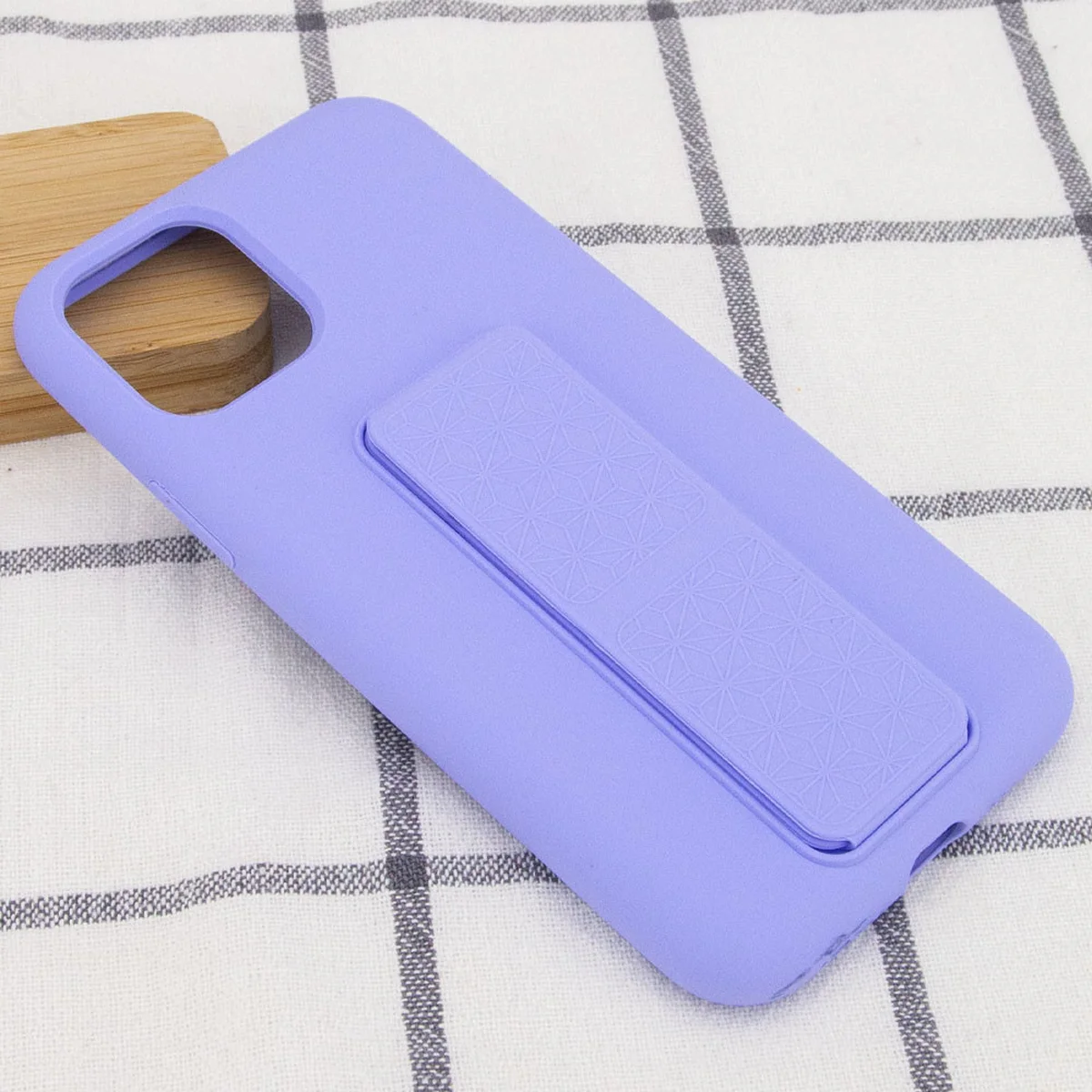 Чохол Silicone Case Hand Holder для Apple iPhone 11 Pro (5.8 ") Бузковий / Dasheen