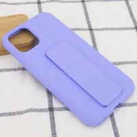 Чохол Silicone Case Hand Holder для Apple iPhone 11 Pro (5.8 ") Бузковий / Dasheen