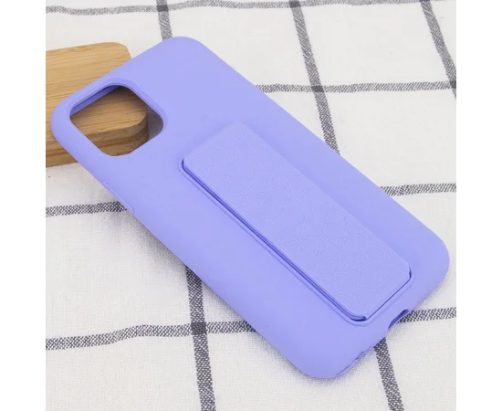 Чехол Silicone Case Hand Holder для Apple iPhone 11 Pro (5.8") Сиреневый / Dasheen