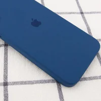 Чехол Silicone Case Square Full Camera Protective (AA) для Apple iPhone 11 Pro (5.8") Синий / Navy blue