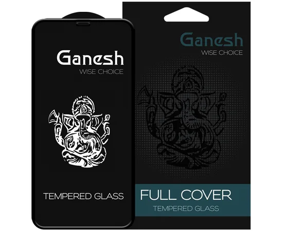 Защитное стекло Ganesh 3D (2 шт.) для Apple iPhone 11 Pro / X / XS (5.8") Черный