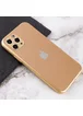 TPU+Glass чехол Matte Candy Full camera для Apple iPhone 11 Pro (5.8") Золотой