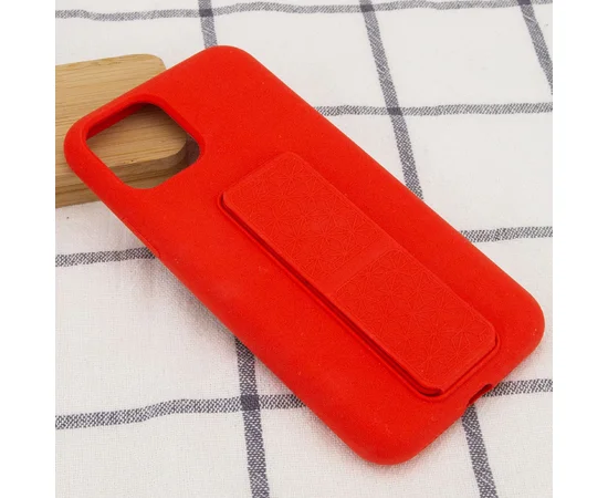 Чехол Silicone Case Hand Holder для Apple iPhone 11 Pro (5.8") Красный / Red