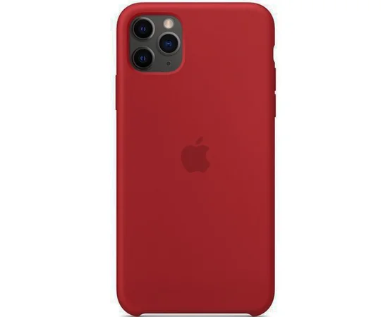 Чехол Silicone case (A) для Apple iPhone 11 Pro (5.8") Бордовый / Maroon