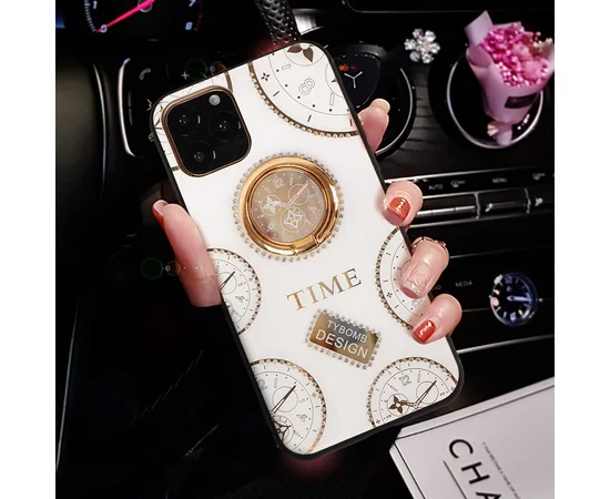 TPU+Glass чехол TYBOMB Shinig Watch для Apple iPhone 11 Pro (5.8") Белый