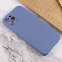 Силиконовый чехол Candy Full Camera для Apple iPhone 11 Pro (5.8") Голубой / Mist blue