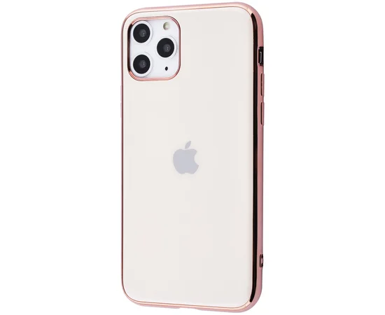 TPU чехол GLOSSY LOGO для Apple iPhone 11 Pro (5.8") Розовый / Rose Gold