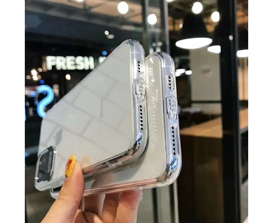 TPU чехол Epic clear flash для Apple iPhone 11 Pro (5.8") Бесцветный / Красный