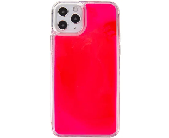 Неоновый чехол Neon Sand glow in the dark для Apple iPhone 11 Pro (5.8") Розовый