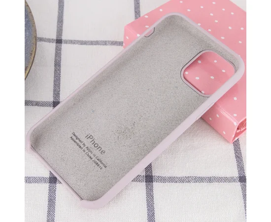 Чехол Silicone case (A) для Apple iPhone 11 Pro (5.8") Серый / Lavender
