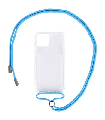 Чохол TPU Crossbody Transparent для Apple iPhone 11 Pro (5.8 ") Блакитний