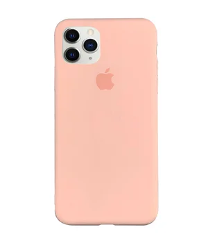 Чохол Silicone case (A) (з закритим низом) для Apple iPhone 11 Pro (5.8 ") Рожевий / Pink