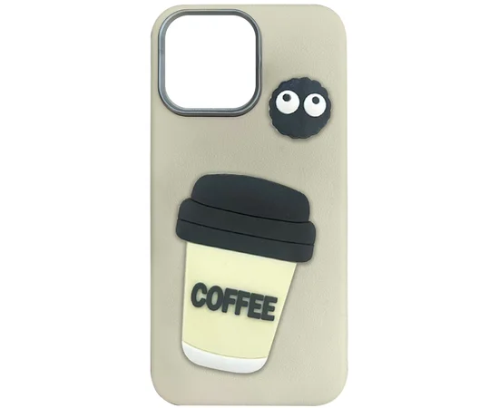 Чехол TPU Leather Toys для Apple iPhone 11 Pro (5.8") Coffee / Sand