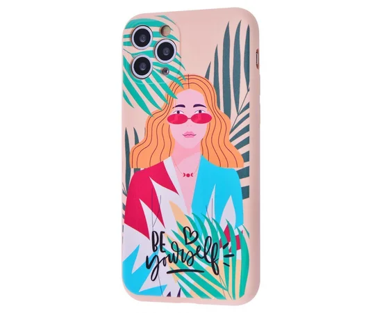 TPU чехол WAVE Fancy для Apple iPhone 11 Pro (5.8") Girl go wild / Pink sand