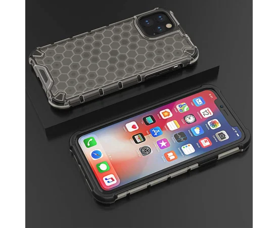 Ударопрочный чехол Honeycomb для Apple iPhone 11 Pro (5.8") Черный