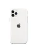 Чехол Silicone case (A) для Apple iPhone 11 Pro (5.8") Белый / White