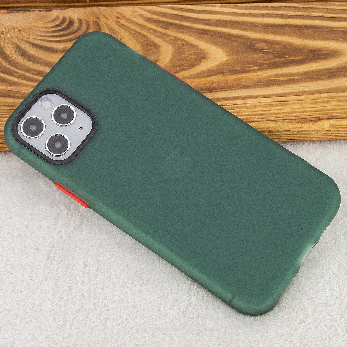 Чехол-накладка Epik Moon Eclipse series для Apple iPhone 11 Pro (5.8") Темно-зеленый / Красный