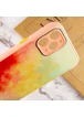 Чехол TPU+Glass Impasto abstract для Apple iPhone 11 Pro (5.8") Red yellow