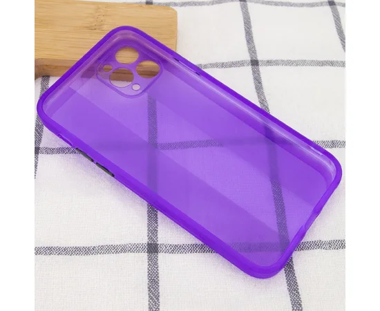 Чехол TPU Glossy Line Full Camera для Apple iPhone 11 Pro (5.8") Сиреневый