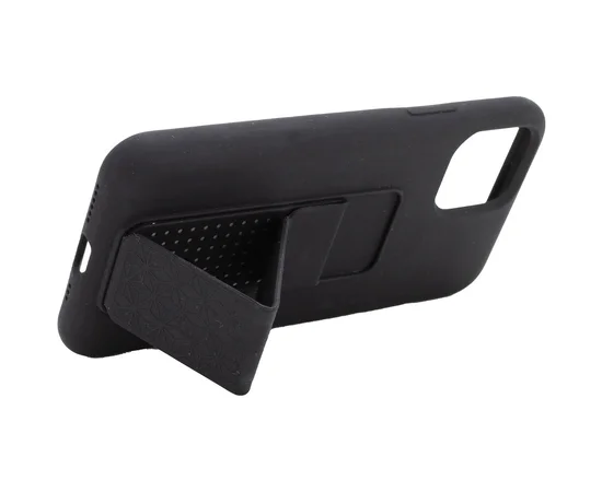 Чехол Silicone Case Hand Holder для Apple iPhone 11 Pro (5.8") Черный / Black