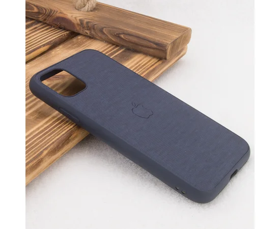 TPU чехол Textile Logo для Apple iPhone 11 Pro (5.8") Синий