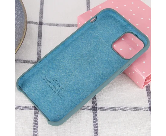 Чехол Silicone case (A) для Apple iPhone 11 Pro (5.8") Зеленый / Pine green