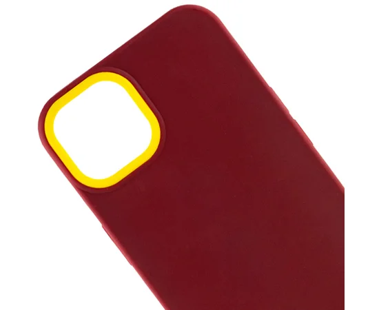 Чохол TPU+PC Bichromatic для Apple iPhone 11 Pro (5.8") Brown burgundy / Yellow
