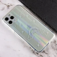 TPU + Glass чохол Aurora Space для Apple iPhone 11 Pro (5.8 ") Радуга