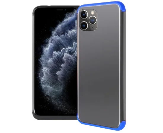 Матовая PC накладка GKK LikGus 360 градусов для Apple iPhone 11 Pro (5.8") Красный