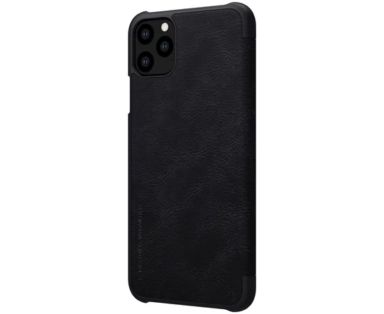 Кожаный чехол (книжка) Nillkin Qin Series для Apple iPhone 11 Pro (5.8") Черный