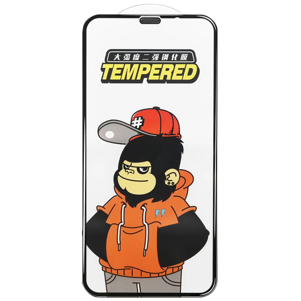 Защитное стекло 5D Anti-static (full glue) (тех.пак) для Apple iPhone 11 Pro / X / XS (5.8") Черный