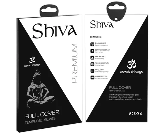 Защитное стекло Shiva 3D для Apple iPhone 11 Pro / X / XS (5.8") Черный