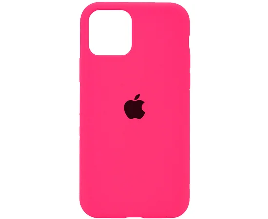 Чохол Silicone Case Full Protective (AA) для Apple iPhone 11 Pro (5.8 ") Рожевий / Barbie pink