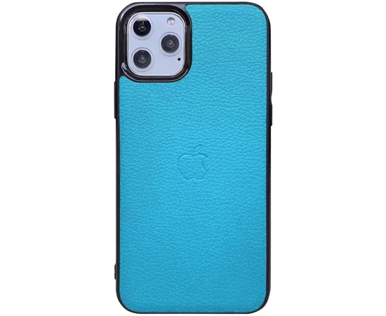 Кожаная накладка Epic Vivi Logo series для Apple iPhone 11 Pro (5.8") Голубой