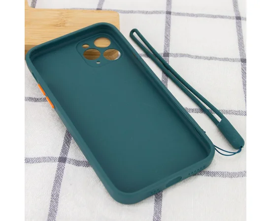 Чехол TPU Square Full Camera для Apple iPhone 11 Pro (5.8") Зеленый