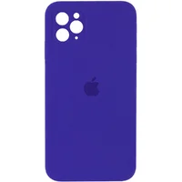 Чохол Silicone Case Square Full Camera Protective (AA) для Apple iPhone 11 Pro (5.8 ") Фіолетовий / Ultra Violet