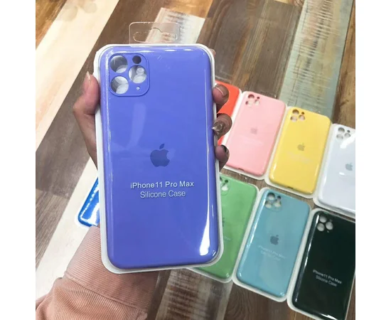 Чохол Silicone Case Full Protective для Apple iPhone 11 Pro (5.8 ") Бузковий / Dasheen