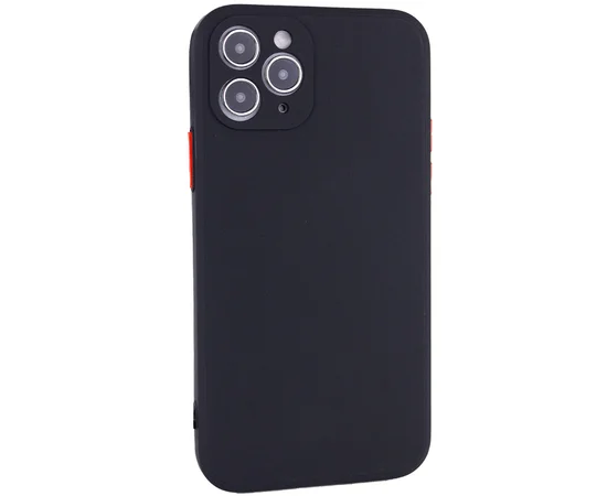 Чехол TPU Square Full Camera для Apple iPhone 11 Pro (5.8") Черный