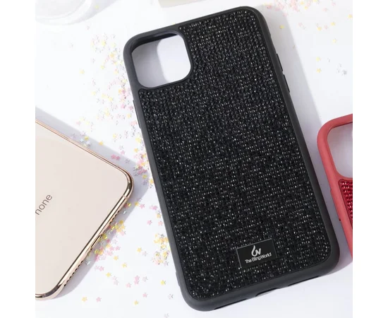 TPU чехол Bling World Grainy Diamonds для Apple iPhone 11 Pro (5.8") Черный