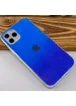 TPU+Glass чехол Gradient Rainbow с лого для Apple iPhone 11 Pro (5.8") Синий