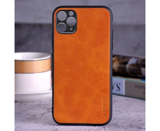 Кожаный чехол AIORIA Vintage для Apple iPhone 11 Pro (5.8") Коричневый