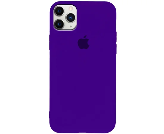 Чехол Silicone Case Slim Full Protective для Apple iPhone 11 Pro (5.8") Фиолетовый / Ultra Violet