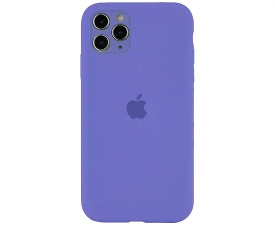 Чехол Silicone Case Full Camera Protective (АА) для Apple iPhone 11 Pro (5.8") Сиреневый / Elegant Purple