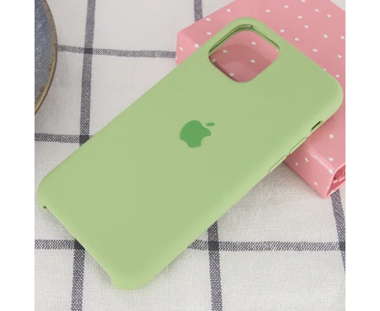 Чохол Silicone Case (AA) для Apple iPhone 11 Pro (5.8 ") Зелений / Mint gum