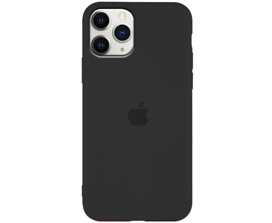 Чехол Silicone Case Slim Full Protective для Apple iPhone 11 Pro (5.8") Серый / Dark Gray