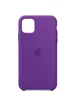 Чехол Silicone case (A) для Apple iPhone 11 Pro (5.8") Фиолетовый / Grape
