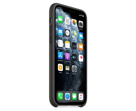 Силиконовый чехол Soft cover для Apple iPhone 11 Pro (5.8") Черный / Black