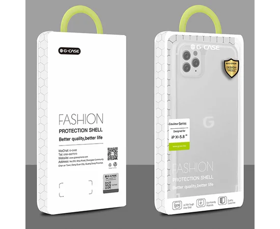 TPU чехол G-Case Colourful series для Apple iPhone 11 Pro (5.8") Бесцветный / Матовый