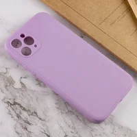 Силиконовый чехол Candy Full Camera для Apple iPhone 11 Pro (5.8") Сиреневый / Dasheen